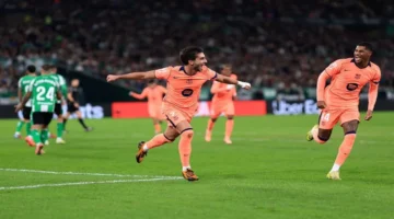 برشلونة يعزز صدارته في الدوري بفوز مهم على بيتيس